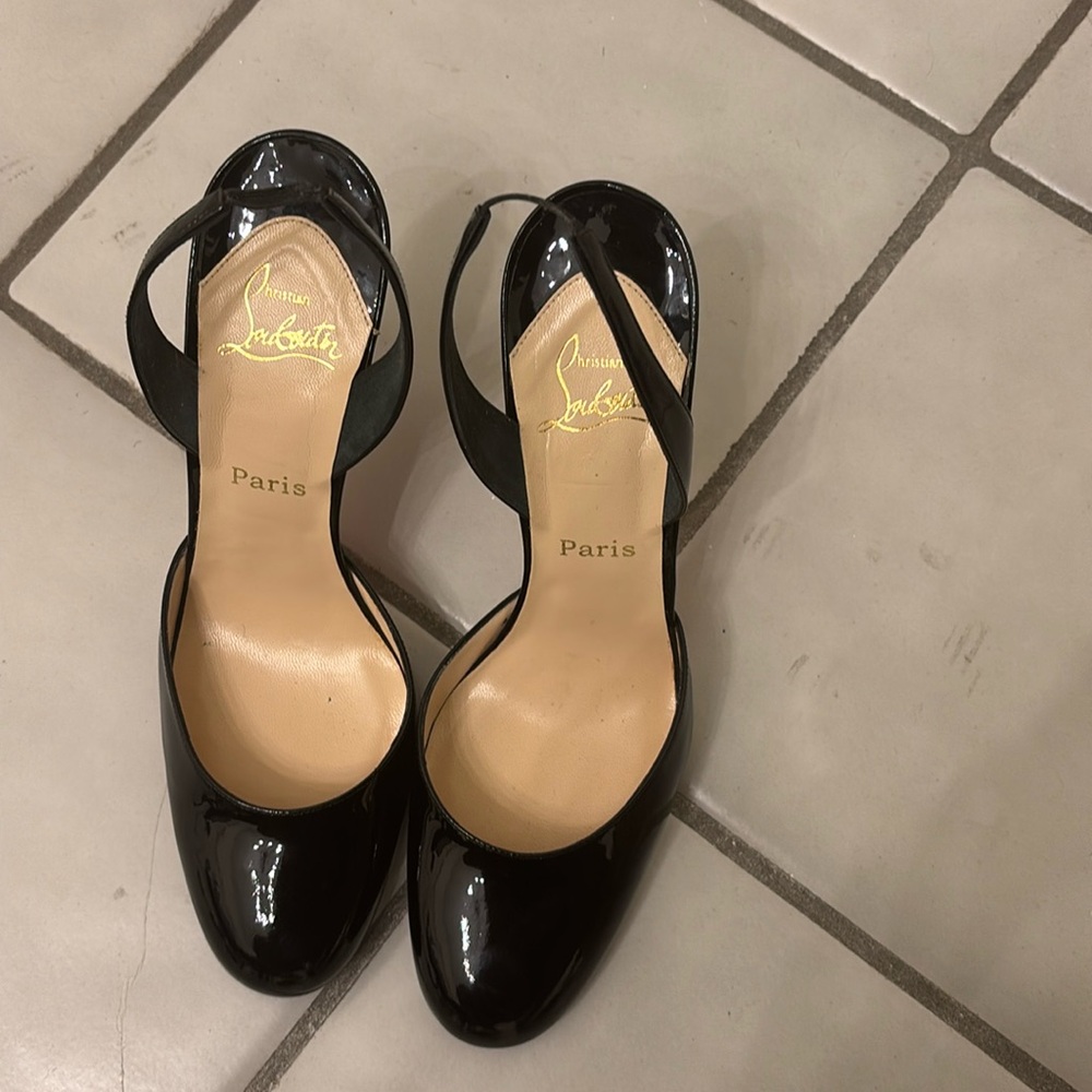 Christian Louboutin 3 1/2 inch heels
